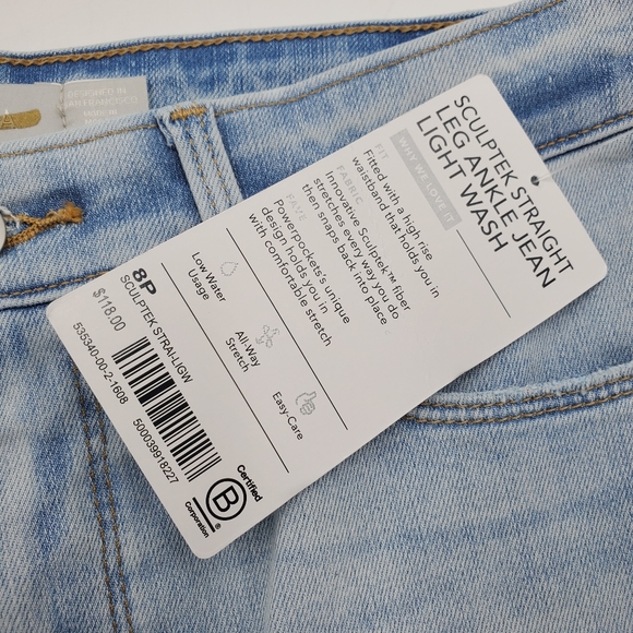 Athleta Sculptek Straight Leg Ankle Jean - Picture 10 of 10